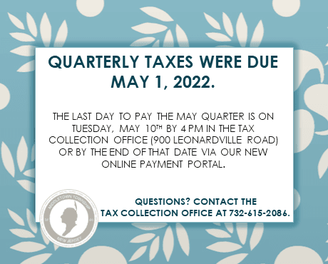 Tax Collection Past Due Date May 2022_news