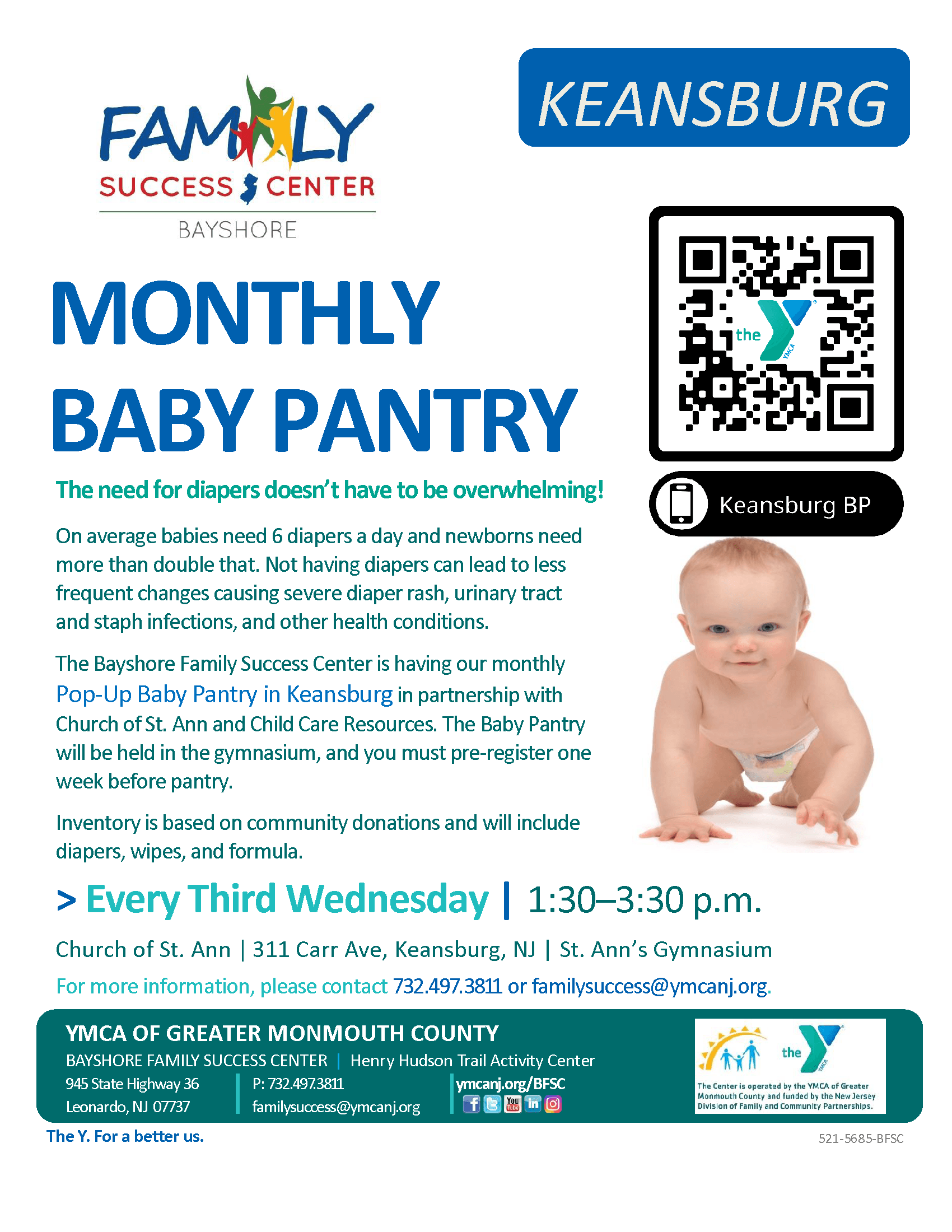 Keansburg Monthly Baby Pantry 2024