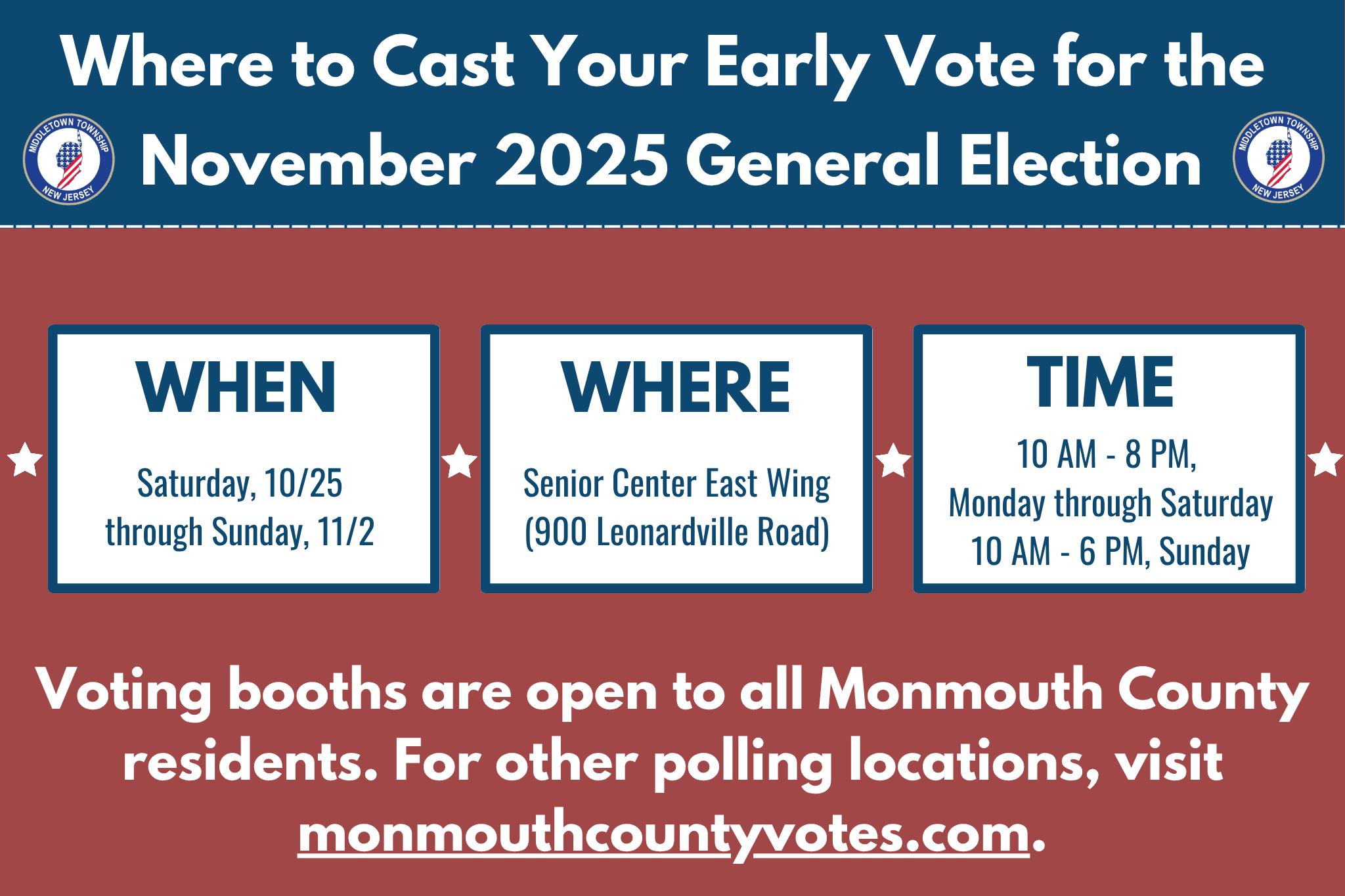 Early Voting November 2025